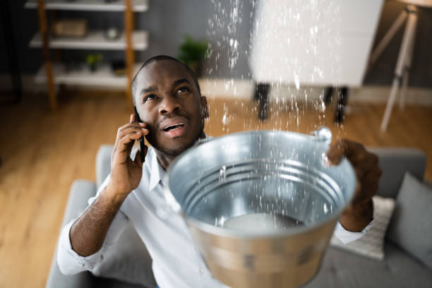 Water damage restoration process in Arnold, MO